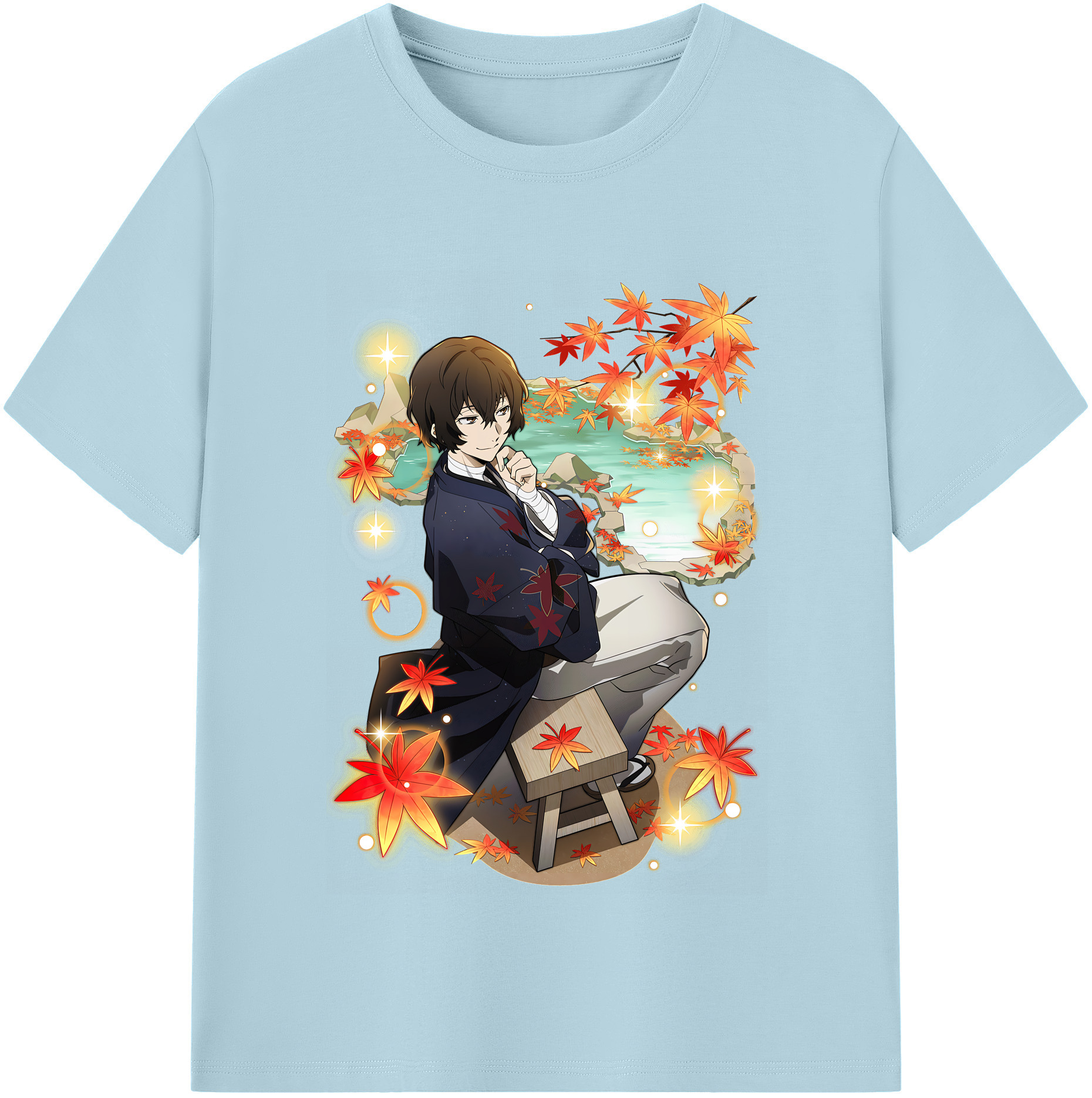 （画像用） 文豪ストレイドッグス Bungo Stray Dogs 綿100％半袖Tシャツ（フロントプリント）